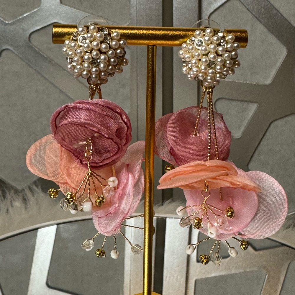 Beautiful Flower Earrings